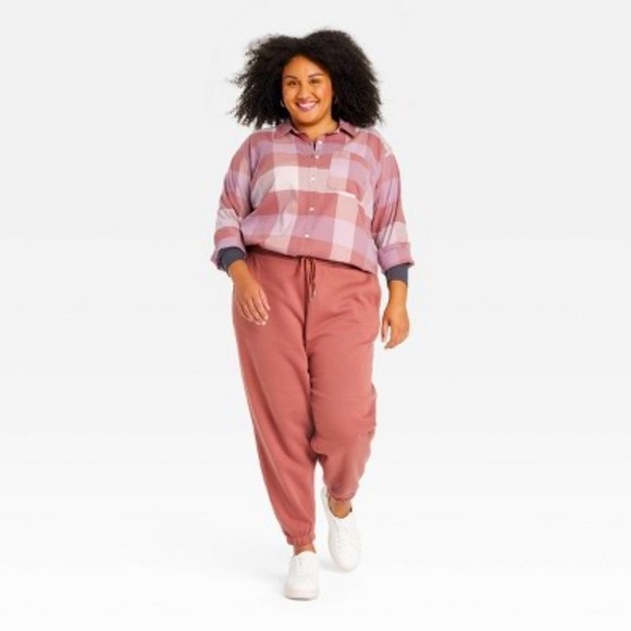 Ava & Viv Flannel Plaid Button Down Shirt - Picture 2 of 5